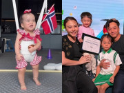 Giải trí - Sao Việt 24h: Con gái Ngô Thanh Vân cổ vũ đội bóng quê ngoại Na Uy dịp World Cup; Con trai Đàm Thu Trang ôm chị tình cảm