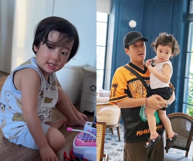 Bé Hope khiến mẹ Nhã Phương phải nghiêm khắc phân xử màn giành đồ chơi.