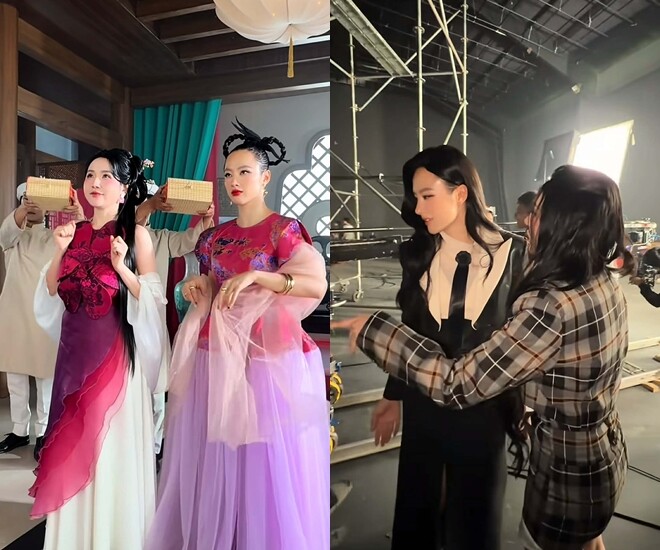 Thời gian gần đây, cô biến hóa từ vest công sở đến váy áo điệu đà.