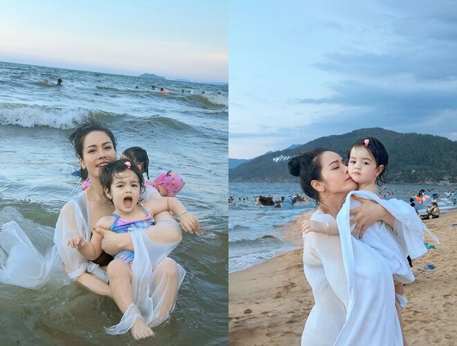 Sao Việt 24h: Hồ Ngọc Hà ngỡ ngàng khi con gái nhớ từng điều mẹ tâm sự; Ái nữ lai nhà Nhật Kim Anh lần đầu tắm biển - 2