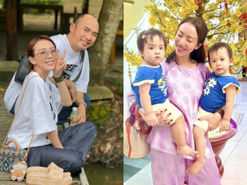 Giải trí - Tiến Luật tiết lộ làm điều này đầu tiên khi biết có 2 cô con gái, bà xã Thu Trang quên cả chồng vì cặp song sinh