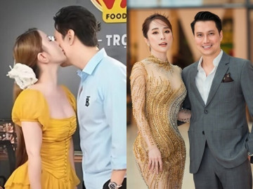 "Cá sấu chúa" Quỳnh Nga bất ngờ công khai thơm má Việt Anh