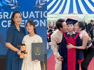 Giải trí - Con sao Việt tốt nghiệp tiểu học: Ái nữ thứ 2 của NSND Trịnh Kim Chi cao giống mẹ, quý tử nhà Đăng Khôi học trường công