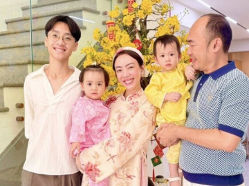 Thu Trang nghĩ mình được "tiên tri" về việc có con gái, Tiến Luật ở tuổi U50 chăm kỹ 2 "tiểu công chúa"