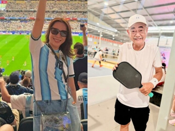 Sao Việt 24h: Mỹ Tâm phấn khích khi lần đầu xem Messi thi đấu trực tiếp; NSND Việt Anh U70 vẫn sung sức trên sân pickleball