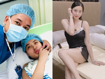 Mỹ nhân Việt đi tái khám sau 3 tháng sinh mổ, BS nói đã có 1 thai nhi nữa hình thành trong bụng, 3 năm đẻ 3 con vẫn đẹp