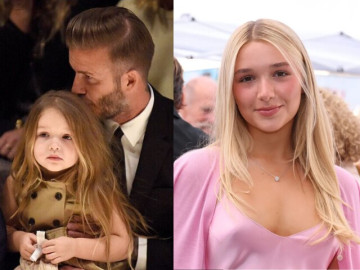 Harper Beckham lớp 8 khiến ai cũng tấm tắc càng lớn càng xinh, vóc dáng phổng phao