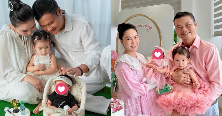 Mẹ hai con sinh xong vẫn xinh đẹp, thon gọn.