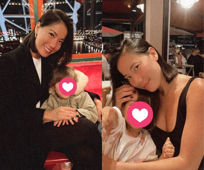 Cựu người mẫu sinh con gái lai 5 dòng máu bằng phương pháp sinh thường ở Thuỵ Sĩ.
