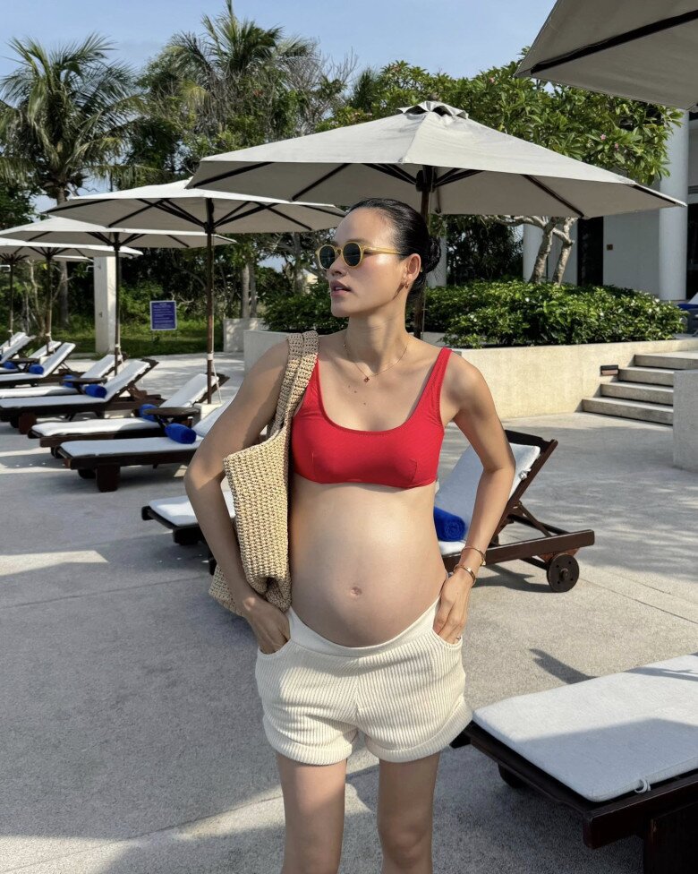 Cô giáo hot girl cao 1m77 ở TP.HCM U40 sinh con cùng chồng Tiến sĩ, sau sinh khoe dáng với bikini đẹp hút hồn - 6