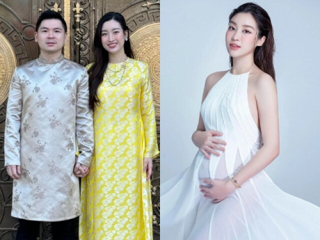 Bà bầu - Hai lần mang thai kín như bưng của HH Đỗ Mỹ Linh với con trai bầu Hiển: Từ bí mật sinh con đến khoảnh khắc lộ bụng bầu lần 2