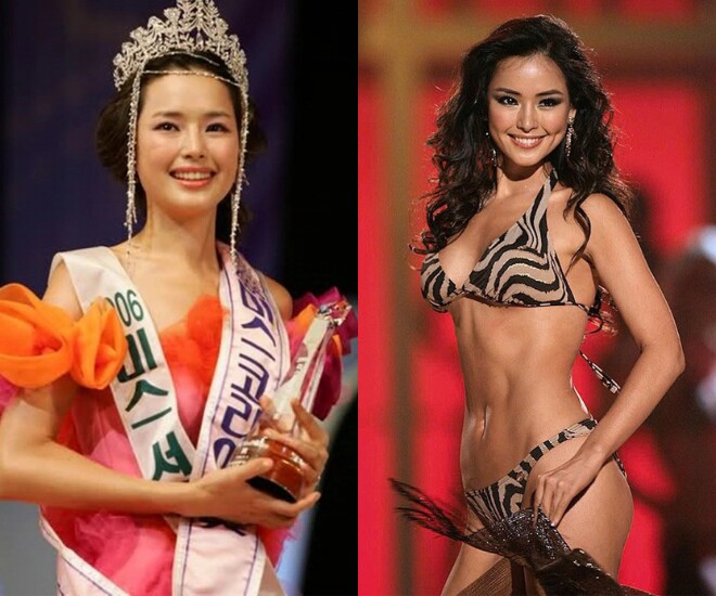 Hoa hậu đẹp nhất Hàn Quốc - Honey Lee đang làm mẹ 2 con ở tuổi 43.