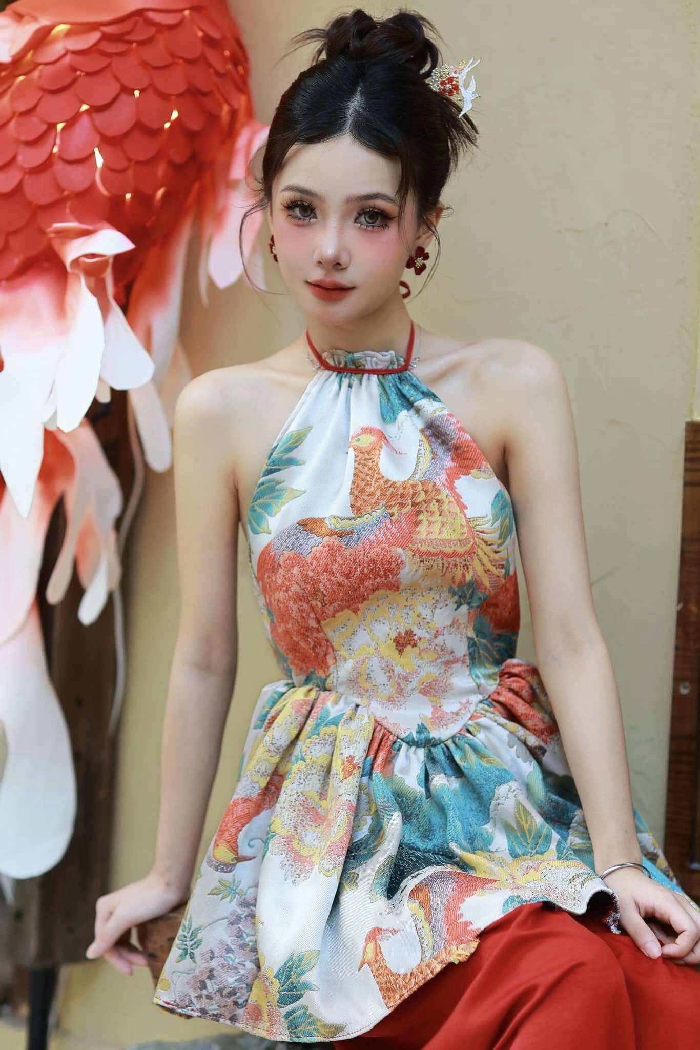 Hot girl mang bầu ở Hà Nội “biến hình” thành búp bê Nhật, tẩy trang xong xinh chấn động dù sắp vỡ chum - 8
