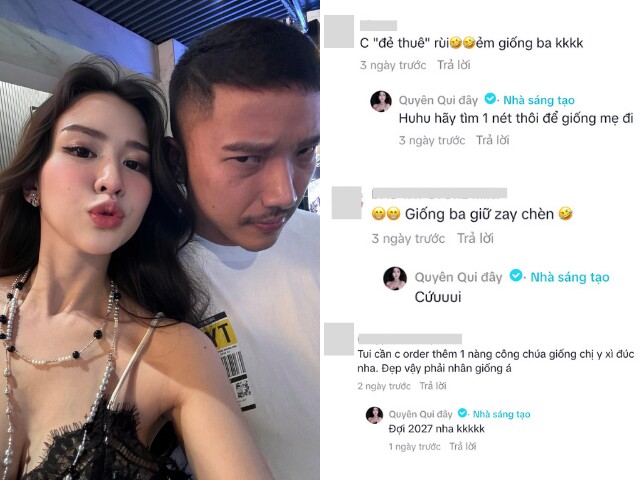 Người đẹp gen Z phản ứng thú vị khi được nói đẻ thuê cho chồng, hẹn năm 2027 tiếp tục sinh con.