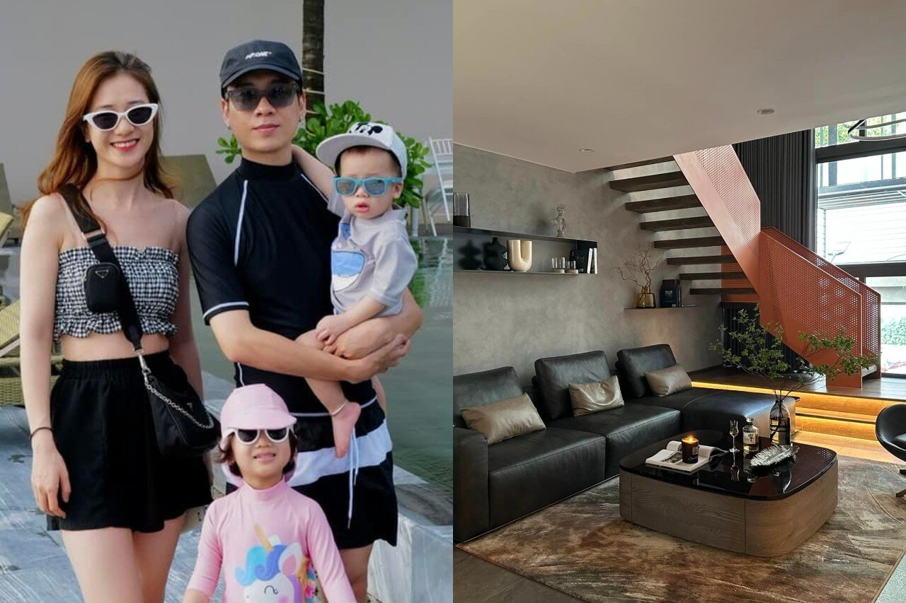 Hotmom 9X cùng gia đình nhỏ sống sung túc tại biệt thự 5 tầng ở TP.HCM.