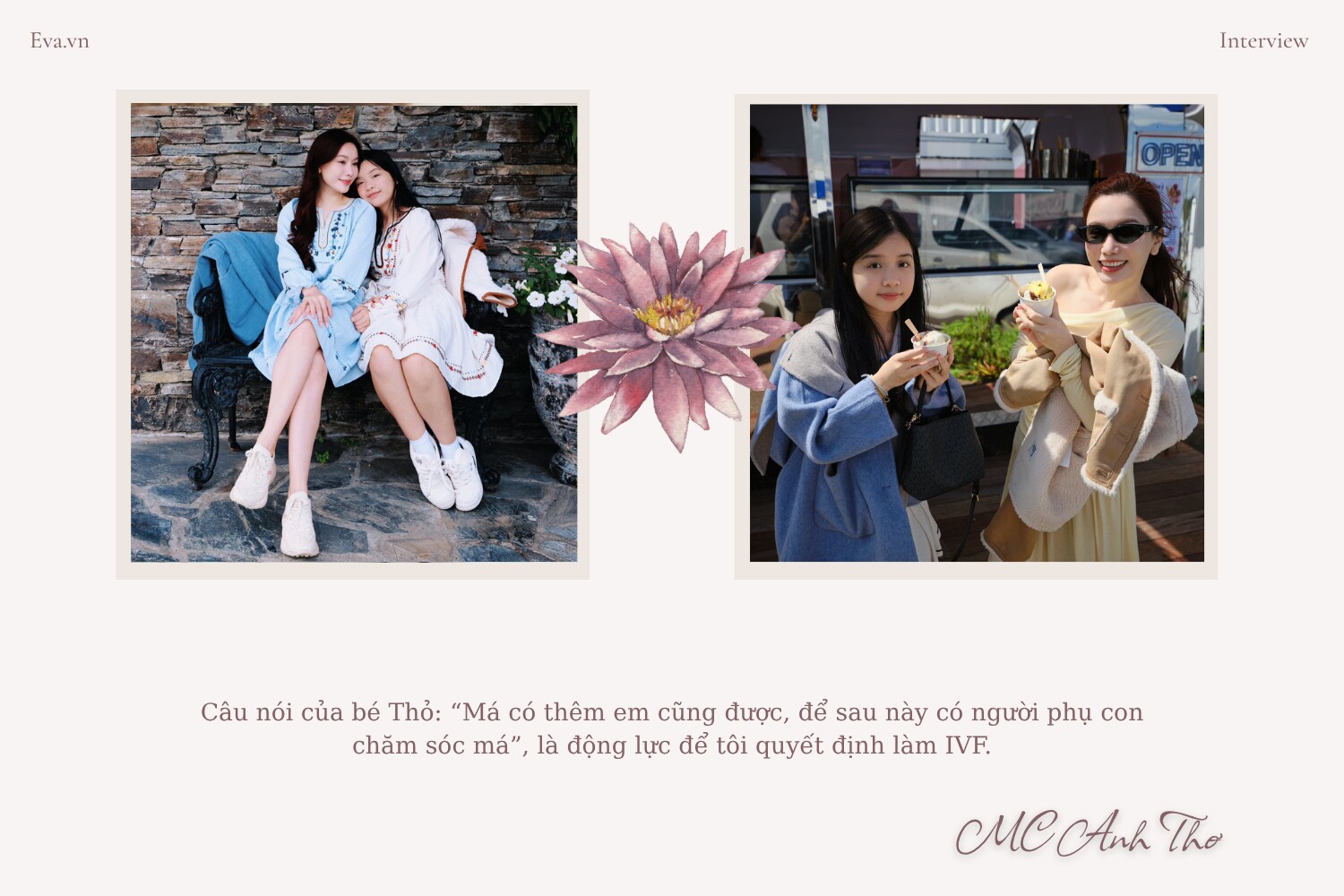 MC Anh Thơ trữ trứng làm IVF ở tuổi ngoài 40, xúc động vì một câu nói của ái nữ 15 tuổi khi mẹ muốn sinh thêm em - 5