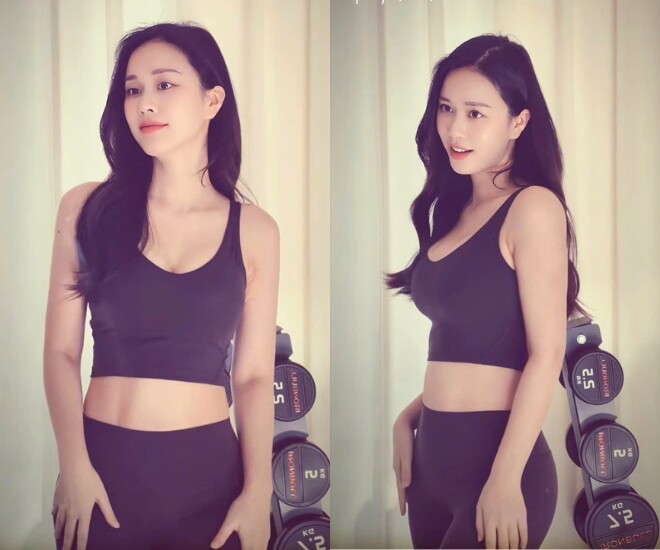 MC trẻ xinh VTV sinh 2 con với chồng Tiến sĩ, đẻ xong khoe cơ bụng số 11 cực phẩm, diện bikini đẹp hút mắt - 2