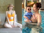 Bà bầu - Sao Việt được báo Trung ca ngợi là nữ thần nhan sắc, sinh con cho đại gia Tây Ninh giờ dáng xinh nuột nà, tậu BĐS khủng