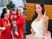 Bà bầu - Hot girl Sài thành làm chị dâu Bảo Thy, vừa tháo que tránh thai thì dính bầu, chồng đại gia vui sướng làm bố lần 3