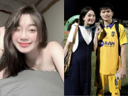 Bà bầu - Cô giáo hot girl ở Nghệ An bế bụng bầu ra sân vận động xem chồng 2K3 đá bóng, sinh xong về dáng đẹp nõn nà