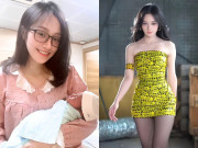 Bà bầu - Hot girl Hà Nội quấn băng keo thành váy bó sát hút 16 triệu view, 27 tuổi ở ẩn mang thai giờ đẹp mê sau sinh