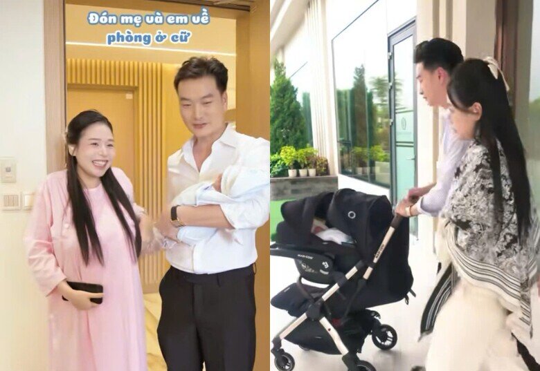 Bà xã Trọng Lân đi đẻ ở phòng tổng thống, chồng chọn các dịch vụ tốt nhất.