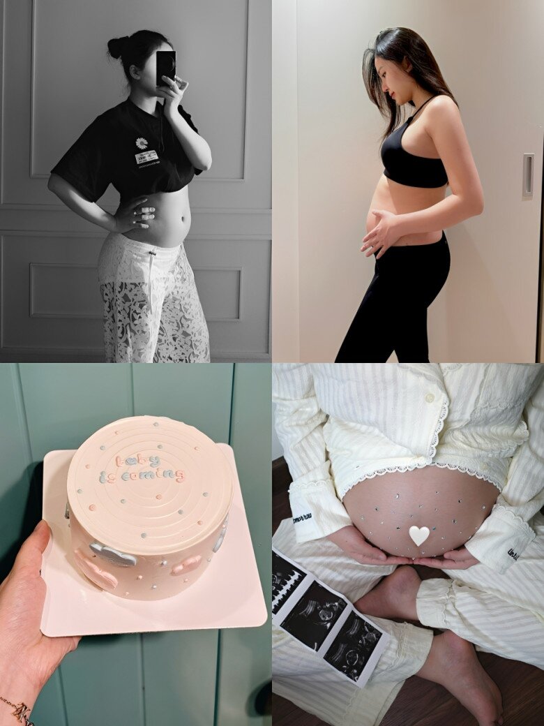 Người đẹp Hà thành ghi lại những khoảnh khắc tuyệt đẹp trong hành trình bầu bí.