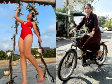 Cô bán cà phê được phong tặng NSƯT, đẻ xong dáng đẹp bốc lửa, mua bất động sản trải dài từ Việt Nam sang Úc