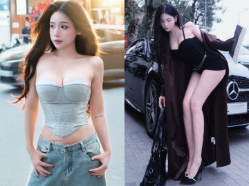 Bà bầu - Hot girl đi đẻ được nam thần VTV cho ở phòng tổng thống, sau sinh khoe dáng đẹp siêu thực giữa đường phố Hà Nội