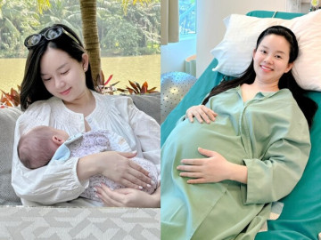 Bà bầu - Hot girl Nhật ký Vàng Anh 3 lần lên bàn đẻ đều đẹp mê mẩn, U40 viên mãn bên chồng, sở hữu nhiều BĐS