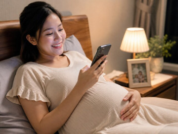 Nhắn chúc mừng chồng cũ lên chức bố với vợ 2, anh đáp một câu vỏn vẹn 8 từ khiến tôi ôm bụng bầu cười rộ