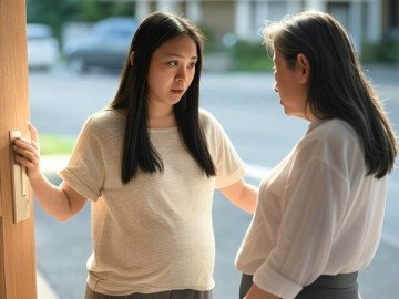 Bà bầu - Có bầu với tình mới sau 2 năm ly hôn, tôi chết lặng khi thấy người gõ cửa