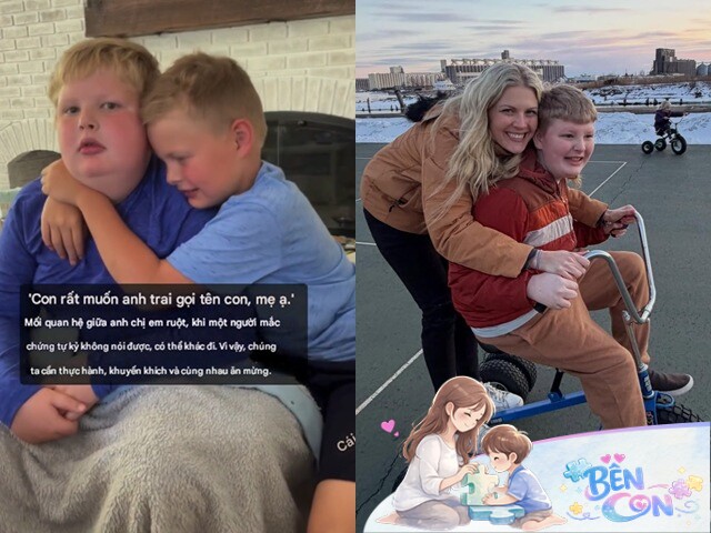 Sau 5 năm bị ngó lơ, em trai bật khóc khi lần đầu được anh mắc tự kỷ gọi tên