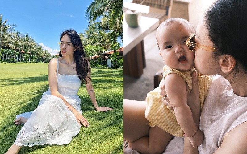 Dù làm mẹ khá muộn ở độ tuổi ngoài 40 nhưng "đả nữ" của màn ảnh Việt vẫn khiến nhiều mẹ bỉm phải xuýt xoa khen ngợi hết nấc bởi những kinh nghiệm chăm con quá khéo.