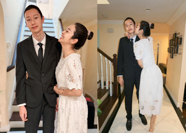 Quang Dũng và Jennifer Phạm chung khung hình khi sang Mỹ dự lễ tốt nghiệp của Bảo Nam, cặp bố mẹ chia tay vẫn đồng hành cùng con - 9
