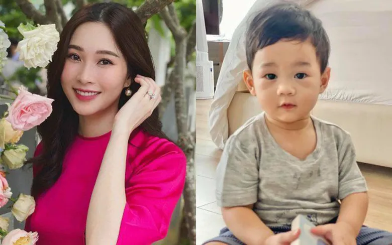 Con trai Hoa hậu Đặng Thu Thảo hiếm hoi lộ diện, 6 tuổi ra dáng thiếu gia nhí, điển trai hệt bố Tổng giám đốc - 4