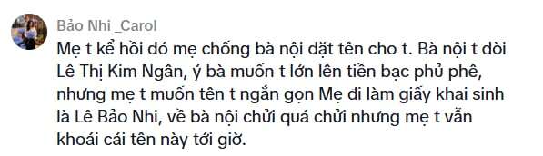 Mẹ chồng định đặt tên cho cháu là Kim Ngân, con dâu tự đi làm giấy khai sinh đổi thành cái tên khác cũng quá hay - 2