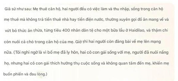 2 con gái lớn đi ăn một bữa lẩu hoá đơn 1,4 triệu, người mẹ ở nhà bật khóc: “Tôi sống còn không bằng thú cưng của chúng” - 6