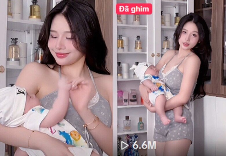 Vợ Trọng Lân khoe con trai bụ bẫm, giống bố y đúc, lo lắng vì bé 7 tháng vẫn thưa tóc - 7