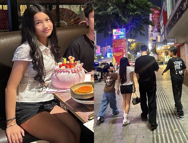 Ốc Thanh Vân mừng sinh nhật con gái ở nhà hàng, bé Cola 13 tuổi càng lớn càng xinh, được khen là bản sao của mẹ - 5