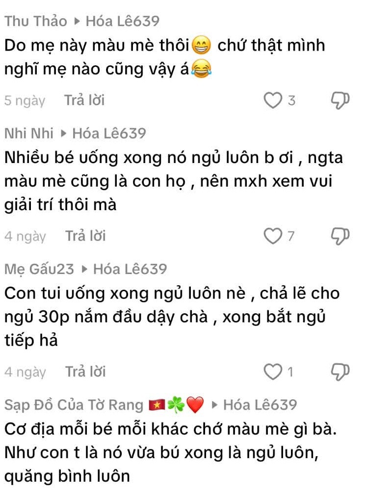 Hội mẹ bỉm bàn luận.