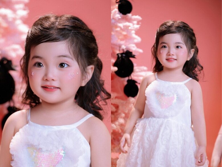 Lisa có đôi mắt sáng và khuôn miệng hay cười.