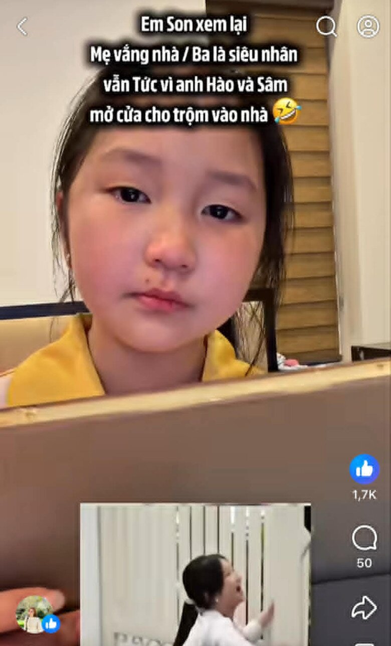 Son hoảng loạn khi người lạ đã lẻn được vào nhà.
