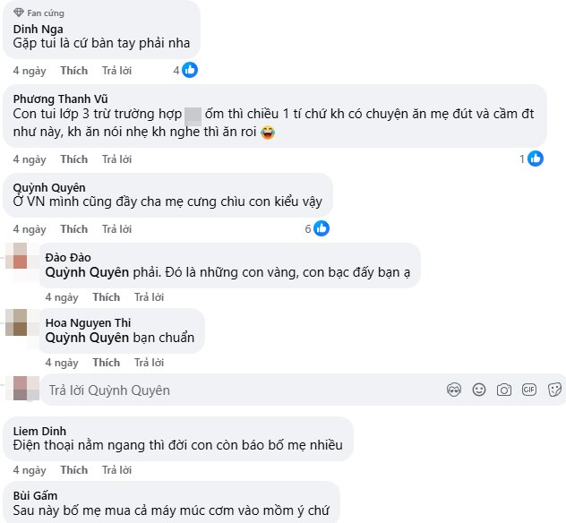Phụ huynh Việt cũng thừa nhận đây là cảnh thường thấy trong một số gia đình.