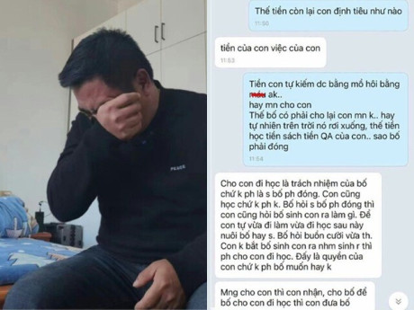 Bố đơn thân nuôi con 12 năm, đọc tin nhắn của đứa trẻ khi đòi mua điện thoại mới ai nấy sững sờ