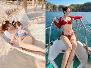 Nữ sinh nổi tiếng trường THPT Phạm Hồng Thái 2 năm 2 con đẹp nõn nà, làm mẹ đơn thân được trai kém 11 tuổi nuông chiều