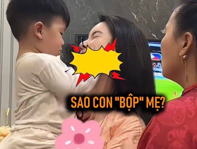 Hay trước đó, video Thanh Huyền phản ứng khi bị con trai đánh cũng nhận được nhiều sự ủng hộ của hội mẹ bỉm.