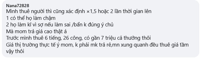 Mẹ Hà Nội tìm giúp việc làm hơn 7 tiếng mỗi ngày, lương 8 triệu/tháng gây tranh cãi - 4