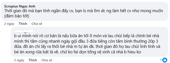 Mẹ Hà Nội tìm giúp việc làm hơn 7 tiếng mỗi ngày, lương 8 triệu/tháng gây tranh cãi - 7