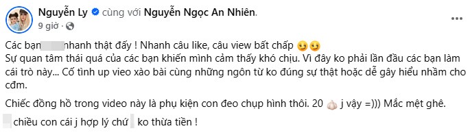 Mẹ ruột diễn viên nhí Cherry An Nhiên nói về tin đồn con gái 9 tuổi đeo đồng hồ 23 tỷ - 6